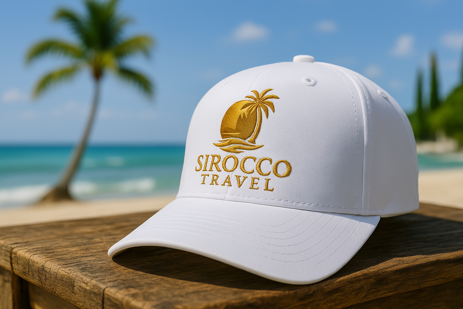 White Luxury Cap